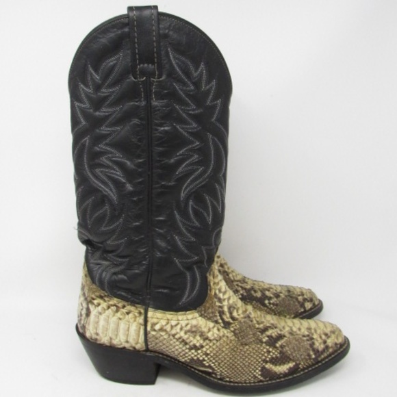 acme snakeskin boots